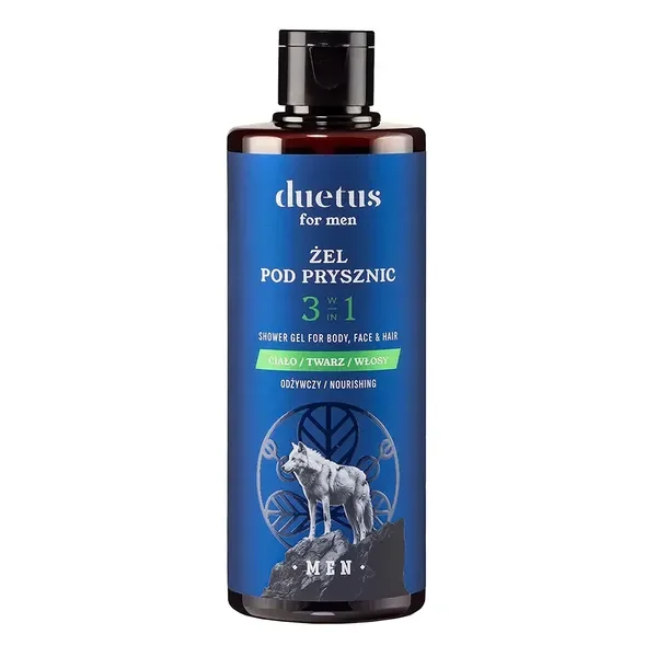 Duetus For Men odżywczy żel pod prysznic 3w1 300ml - Duetus