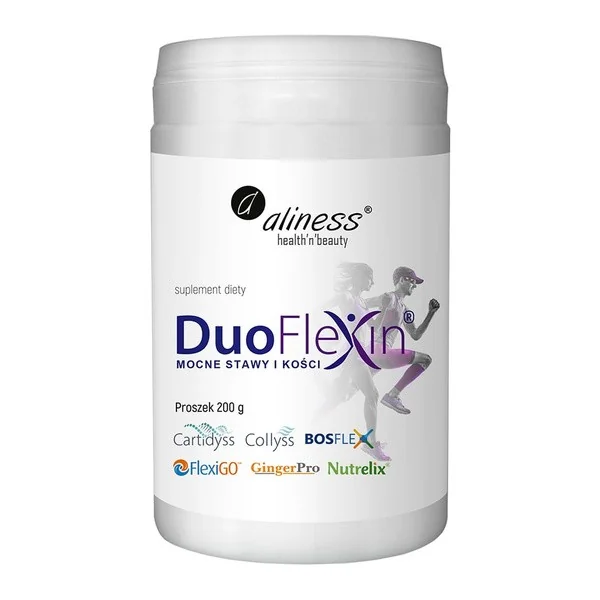 Duoflexin Mocne Stawy i Kości proszek 200g [Aliness] - Aliness Health'N'Beauty