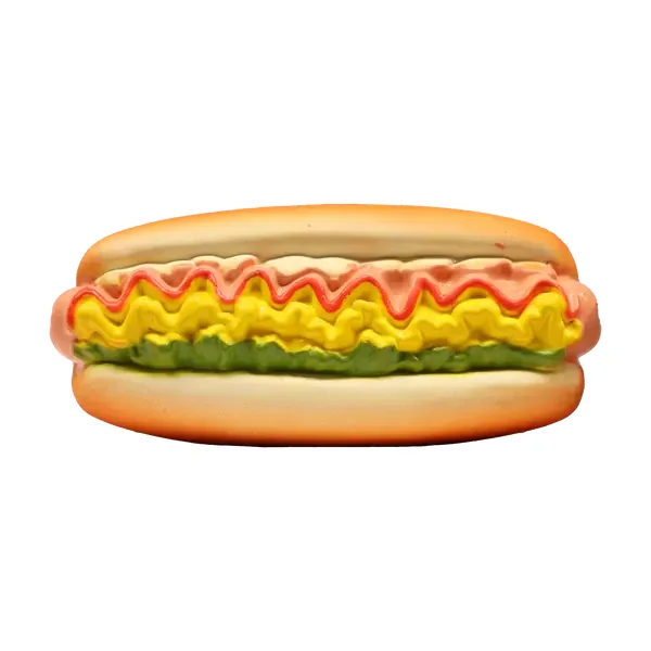 Duvoplus Piszczący Hot Dog lateksowa zabawka dla psa 16 cm [Pet Nova] - Pet Nova