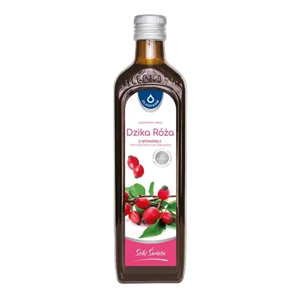 Dzika Róża z Witaminą C 18mg 490ml [Oleofarm] - Oleofarm