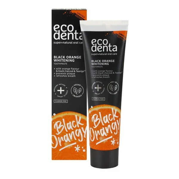 Ecodenta Black Orange czarna pasta do zębów bez fluoru 100ml - Ecodenta