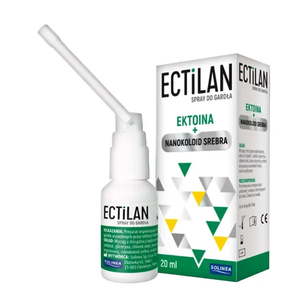 Ectilan spray do gardła 20 ml [Solinea] - Solinea