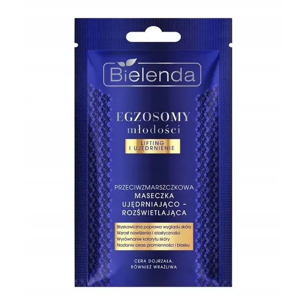 Egzosomy Młodości przeciwzmarszczkowa maseczka ujędrniająco-rozświetlająca 8g [Bielenda] - Bielenda