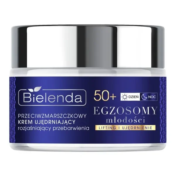 Egzosomy Młodości przeciwzmarszczkowy krem ujędrniający i rozjaśniający przebarwienia 50+ 50ml [Bielenda] - Bielenda