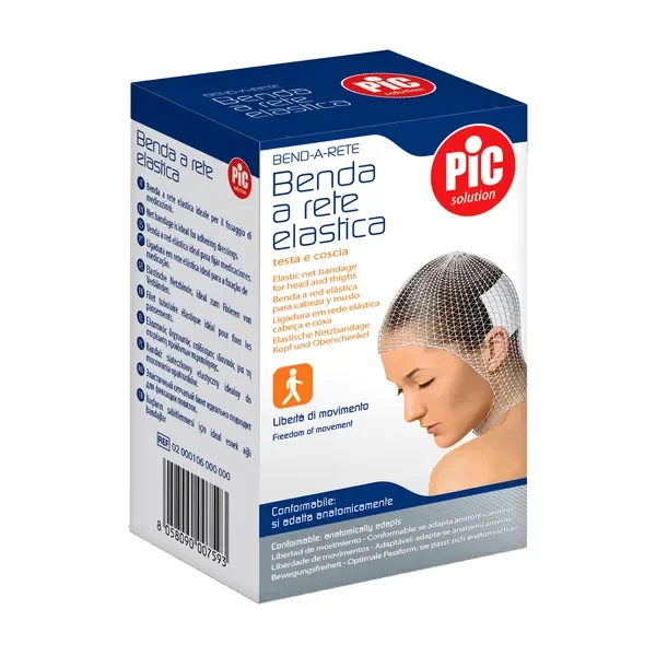 Elastyczna siatka opatrunkowa na głowę lub udo 1 szt. [PiC Solution] - PiC Solution
