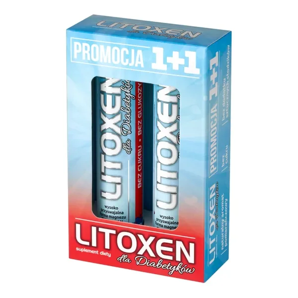 Elektrolity dla diabetyków tabletki musujące 40 szt. [Litoxen] - Litoxen
