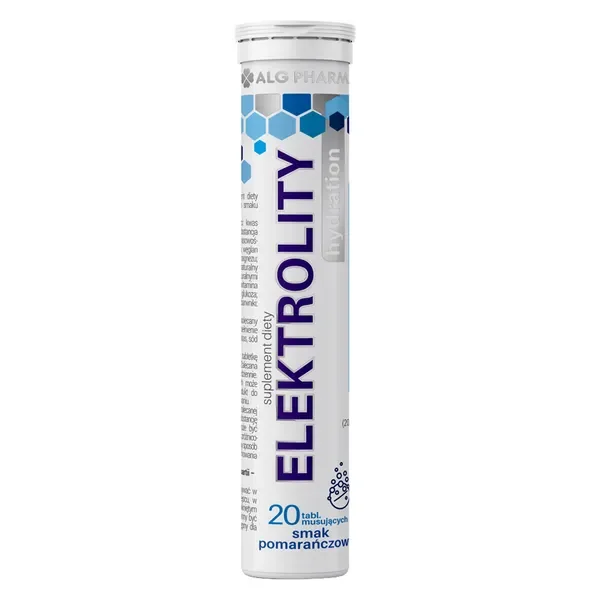 Elektrolity hydration tabletki musujące 20 szt. [Alg Pharma] - Alg Pharma