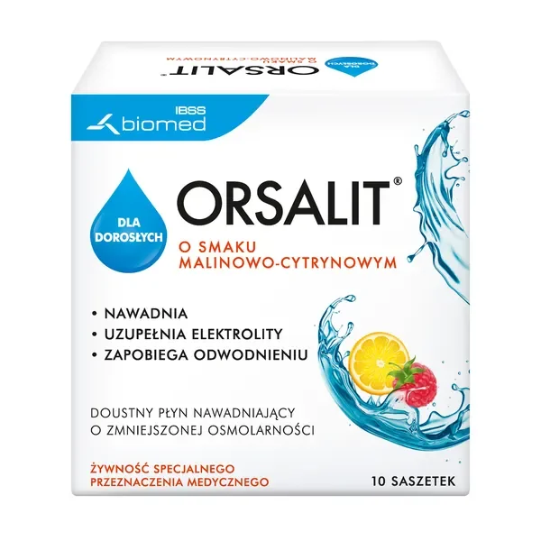 Elektrolity płyn nawadniający 10 saszetek [Orsalit] - Orsalit