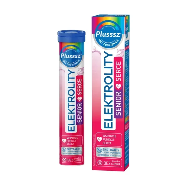 Elektrolity Senior Serce 24 tabletki [Plusssz] - Plusssz