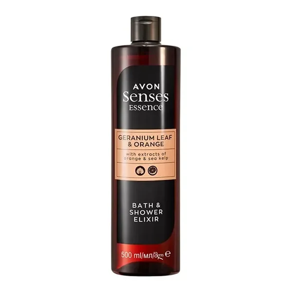 Eliksir do kąpieli Geranium i Pomarańcza 500ml [Senses Essence] - Senses Essence