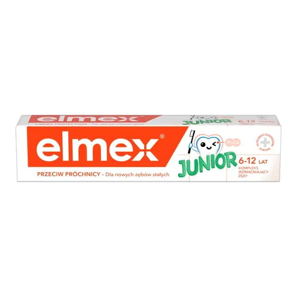 Elmex Junior pasta do zębów dla dzieci 6-12 lat 75 ml - Elmex