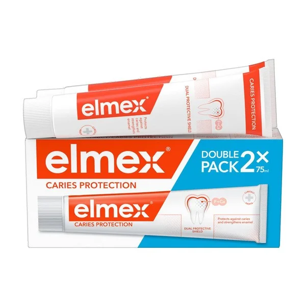Elmex pasta do zębów z fluorem 75ml x2 - Elmex