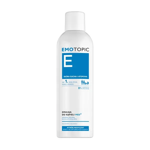 Emotopic E Med+ emulsja do kąpieli 400ml - Emotopic