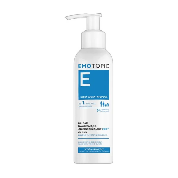 Emotopic Med+ nawilżająco-natłuszczający balsam do ciała 190ml - Emotopic
