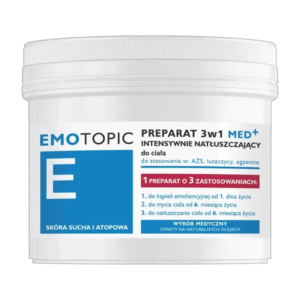 Emotopic Med+ preparat 3w1 intensywnie natłuszczający 500ml [Emotopic] - Emotopic