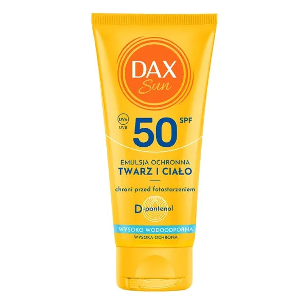 Emulsja ochronna twarz i ciało SPF50 travel 50ml [Dax Sun] - Dax Sun