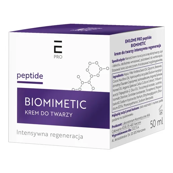 Enilome Pro Peptide Biomimetic krem do twarzy intensywna regeneracja 50ml [E Pro] - E Pro