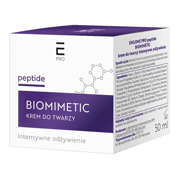 Enilome Pro Peptide Biomimetic krem do twarzy intensywne odżywienie 50ml [E Pro] - E Pro
