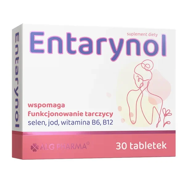 Entarynol Kompleks witamin B + Jod + Selen 30 tabletek [Alg Pharma] - Alg Pharma