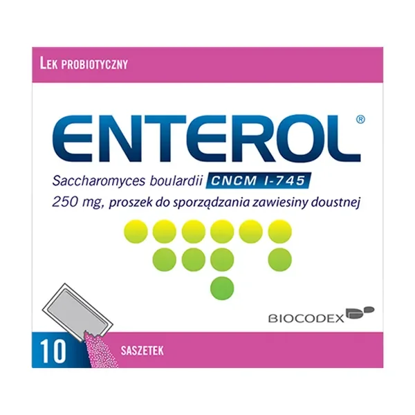 Enterol 250 mg 10 saszetek [Enterol] - Enterol