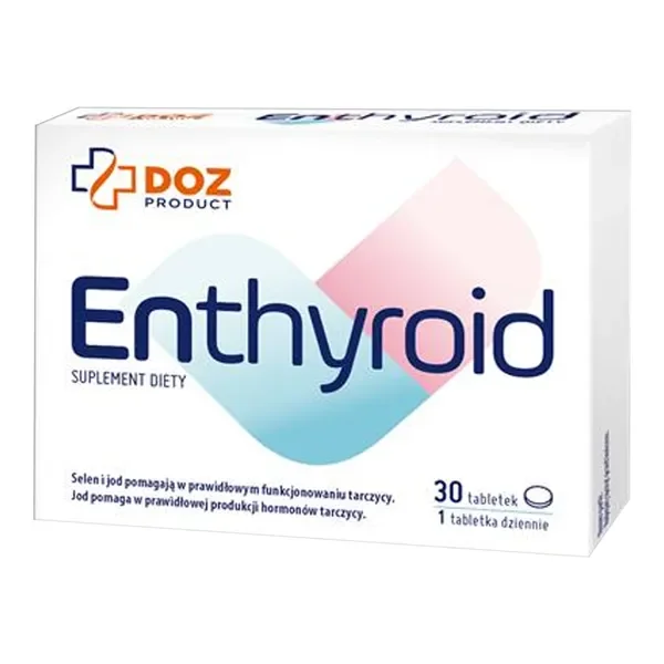 Enthyroid kompleks jod selen żelazo witaminy 30 tabletek [DOZ PRODUCT] - DOZ PRODUCT