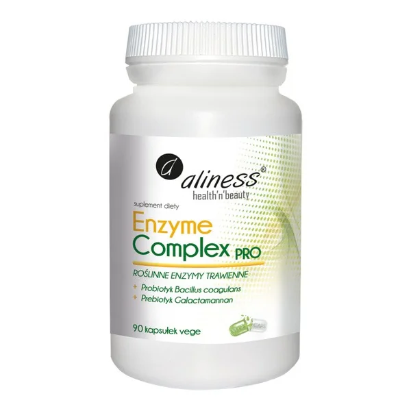 Enzyme Complex Pro 150mg 90 kapsułek [Aliness] - Aliness Health'N'Beauty