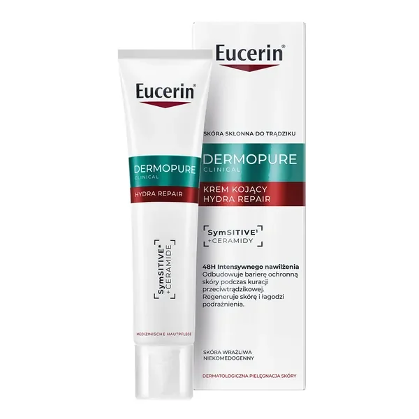 Eucerin Dermopure Clinical Hydra Repair krem kojący 40ml - Eucerin