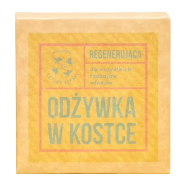 Eukaliptus Cytrynowy regenerująca odżywka w kostce do włosów 55g [Cztery Szpaki] - Cztery Szpaki