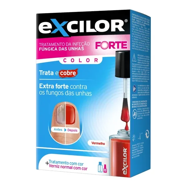 Excilor Forte Color płyn do leczenia grzybicy paznokci 30 ml + 8 ml [Excilor] - Excilor