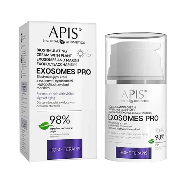 Exosomes Pro biostymulujący krem z roślinnymi egzosomami 50ml [Apis] - Apis