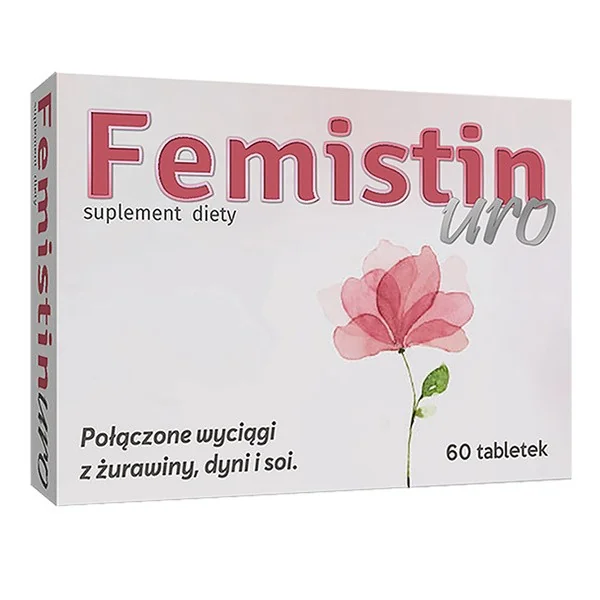 Femistin Uro Ekstrakty roślinne + Witaminy D i B12 60 tabletek [Alg Pharma] - Alg Pharma