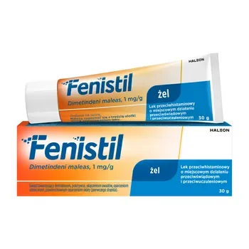 Fenistil 0.1% żel 30g [GLAXOSMITHKLINE CONSUMER HEALTHCARE] - GLAXOSMITHKLINE CONSUMER HEALTHCARE