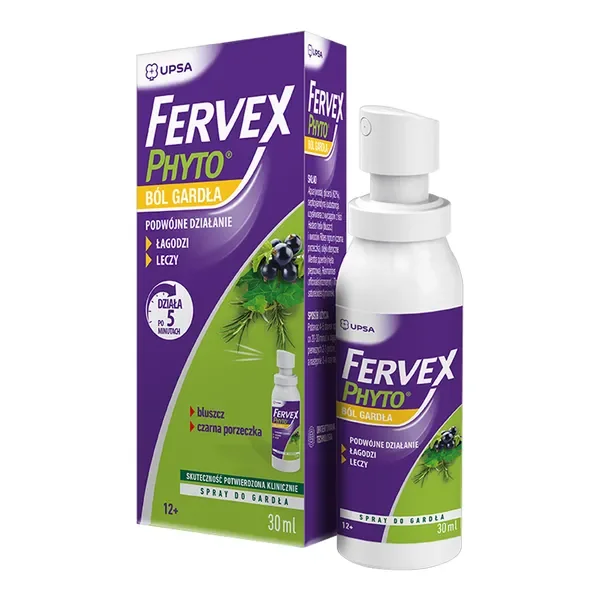 Fervex Phyto Ból Gardła spray 30 ml - Fervex Phyto
