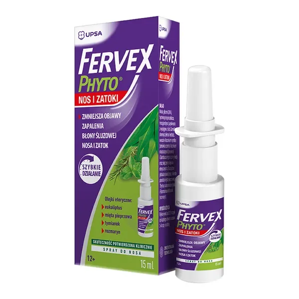 Fervex Phyto Nos i Zatoki spray do nosa 15 ml - Fervex Phyto