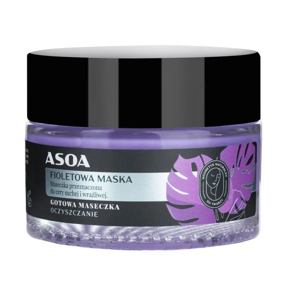 Fioletowa maska do cery suchej i wrażliwej 50ml [Asoa] - Asoa