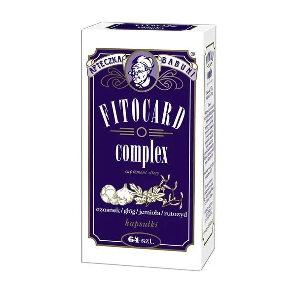 Fitocard complex 64 kapsułki [Apteczka Babuni] - Apteczka Babuni