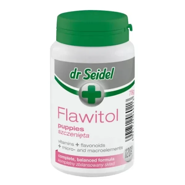 Flawitol dla szczeniąt tabletki 120 szt. [dr Seidel] - dr Seidel