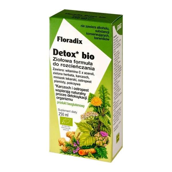 Floradix Detox Bio płyn 250 ml [Floradix] - Floradix