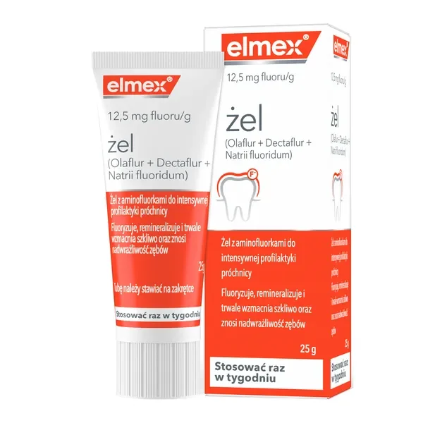 Fluor 12,5 mg/g żel 25 g [Elmex] - Elmex