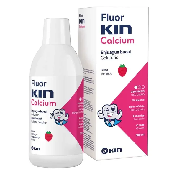 FluorKIN Calcium płyn do płukania jamy ustnej 500 ml [FluorKin Calcium] - FluorKin Calcium
