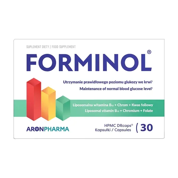 Forminol Chrom 40 µg 30 kapsułek [ARONPHARMA] - ARONPHARMA