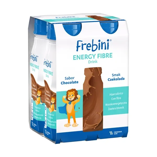 Frebini Energy Fibre Drink płyn o smaku czekoladowym 4x200ml [Frebini] - Frebini