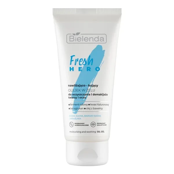 Fresh Hero olejek w żelu do demakijażu twarzy i oczu 90g [Bielenda] - Bielenda