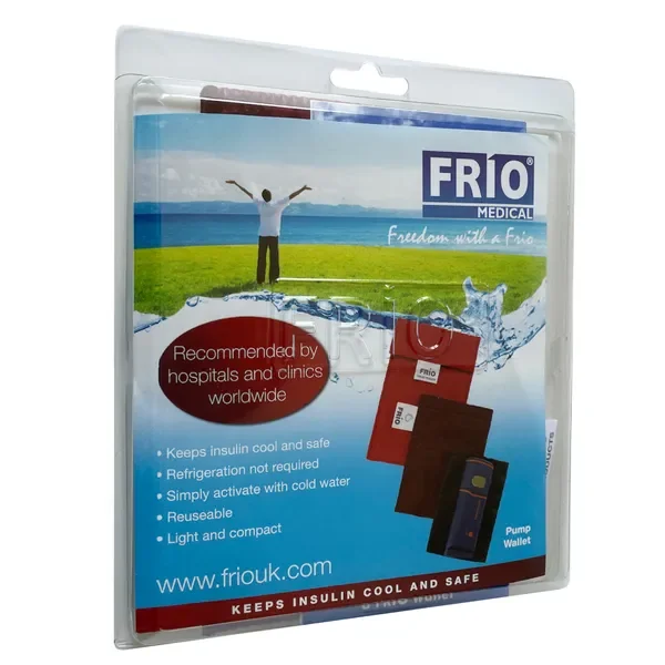 Frio Pump termiczne etui do przechowywania pompy insulinowej bordowe 1 szt [Frio] - Frio