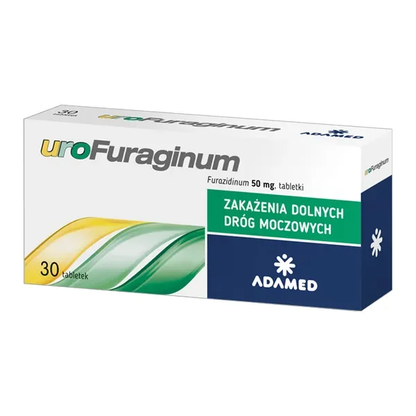 Furagina 50 mg 30 tabletek [uroFuraginum] - uroFuraginum