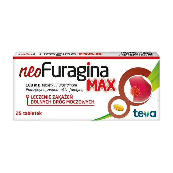 Furazydyna 100 mg 25 tabletek [NeoFuragina] - NeoFuragina