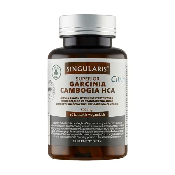 Garcinia Cambogia HCA 500 mg 60 kapsułek [Singularis] - Singularis