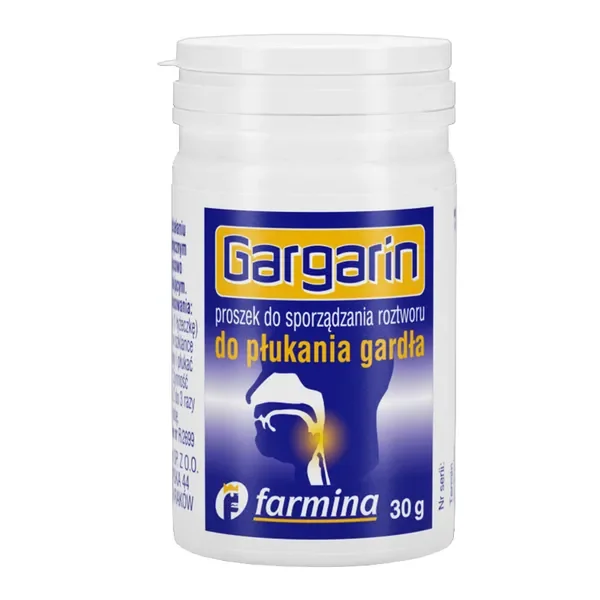 Gargarin proszek do płukania gardła 30g [Gargarin] - Gargarin