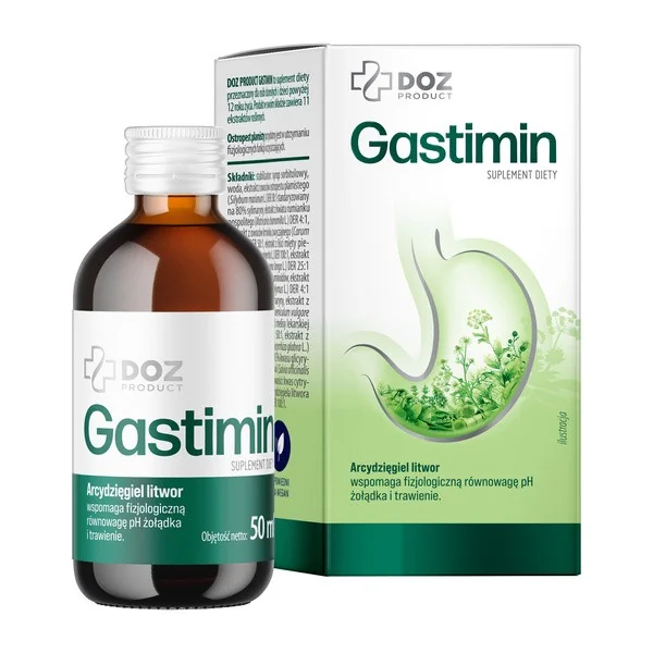 Gastimin Mieszanka 11 ekstraktów roślinnych 50ml [DOZ PRODUCT] - DOZ PRODUCT