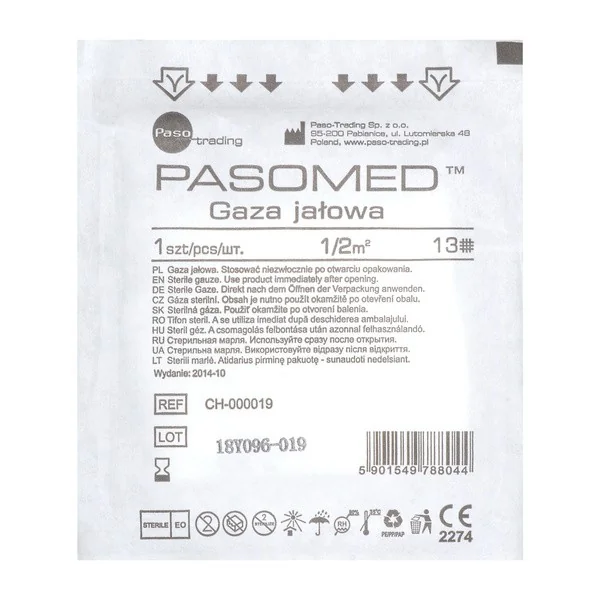 Gaza jałowa 13 nitkowa 1/2 m2 [Paso] - Paso